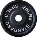25 lbs Cast Iron Olympic Weight Plate L420