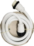 50 Amp 15 ft White Shore Power Extension Cord Q2716