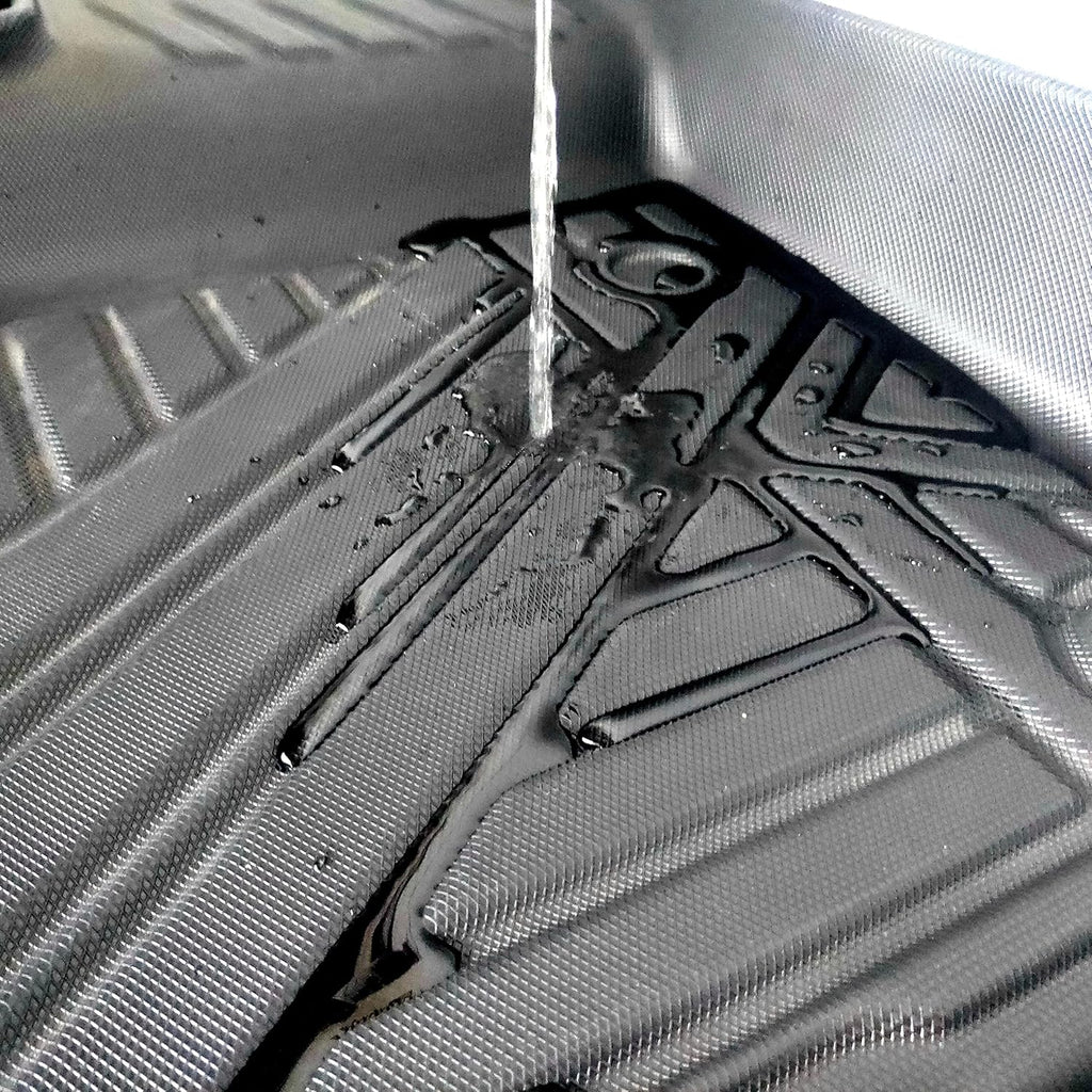 Heavy Duty Rubber Rear Cargo Area Mat Waterproof Protector U682