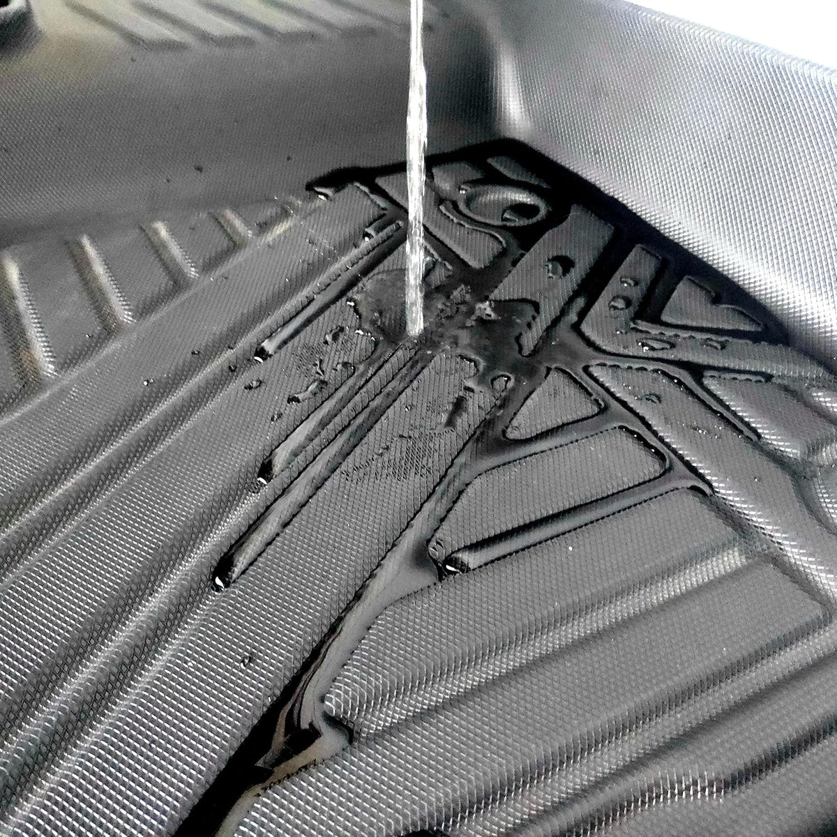 Heavy Duty Rubber Rear Cargo Area Mat Waterproof Protector U682