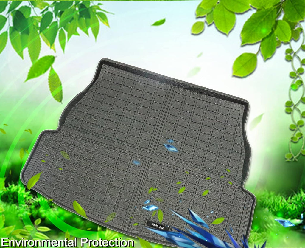 Black Rear Trunk Mats for Toyota RAV4 O6123