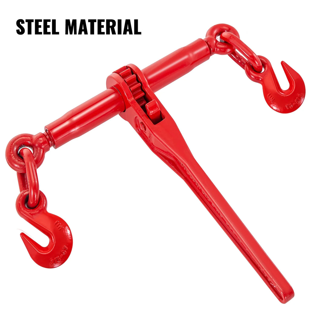 Chain Binder Ratchet Load Binder 3/8in-1/2in, 2pack B220510