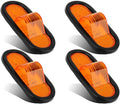4pcs 6" Amber LED Oval Truck Semi Trailer Mid-Ship Marker and Turn Signal Lights N501279