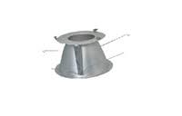 Recessed Commercial 8x22 Baffle Reflector, Rotatable Wall Wash with Linear Spread Lens, White Baffle Finish, Black L170977