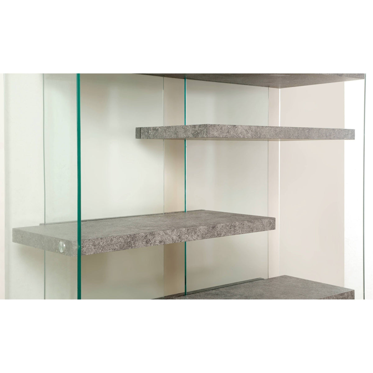 Clear Glass Bookcase Q5549