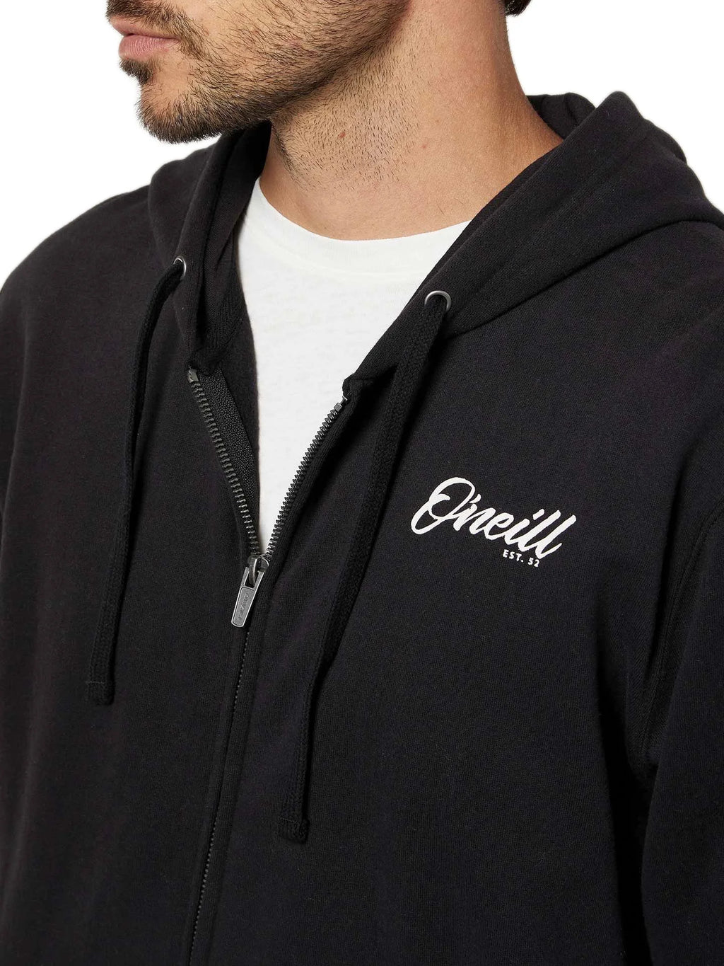 Black Bermuda Zip Hoodie O600811