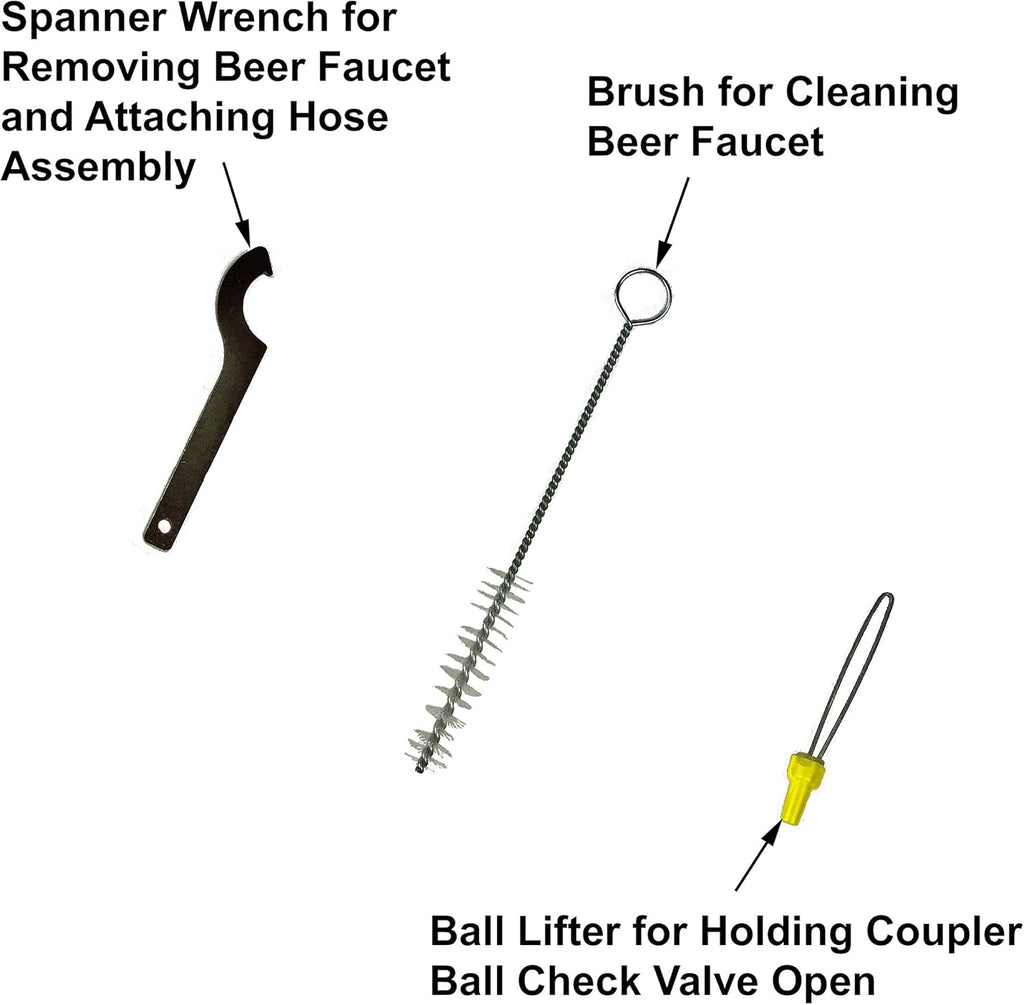 Beer Line Cleaning Kit with Powder Cleaning Compound Pack of 2 W884
