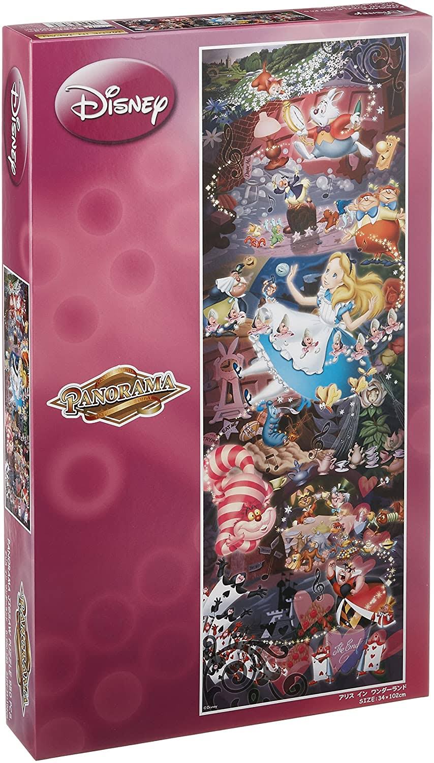 950-piece Jigsaw Puzzle Alice in Wonderland (34x102cm) A5468
