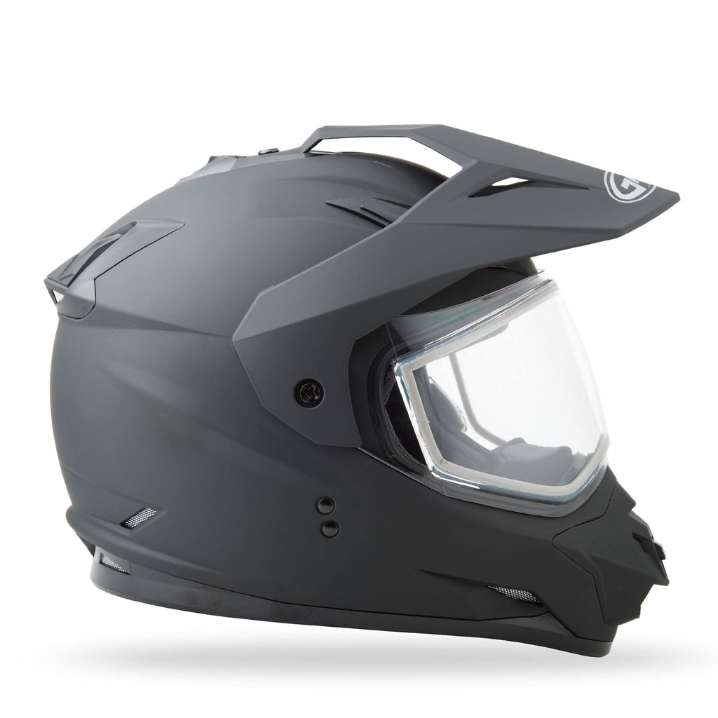 Matte Black Dual-Sport Snow Helmet P40517