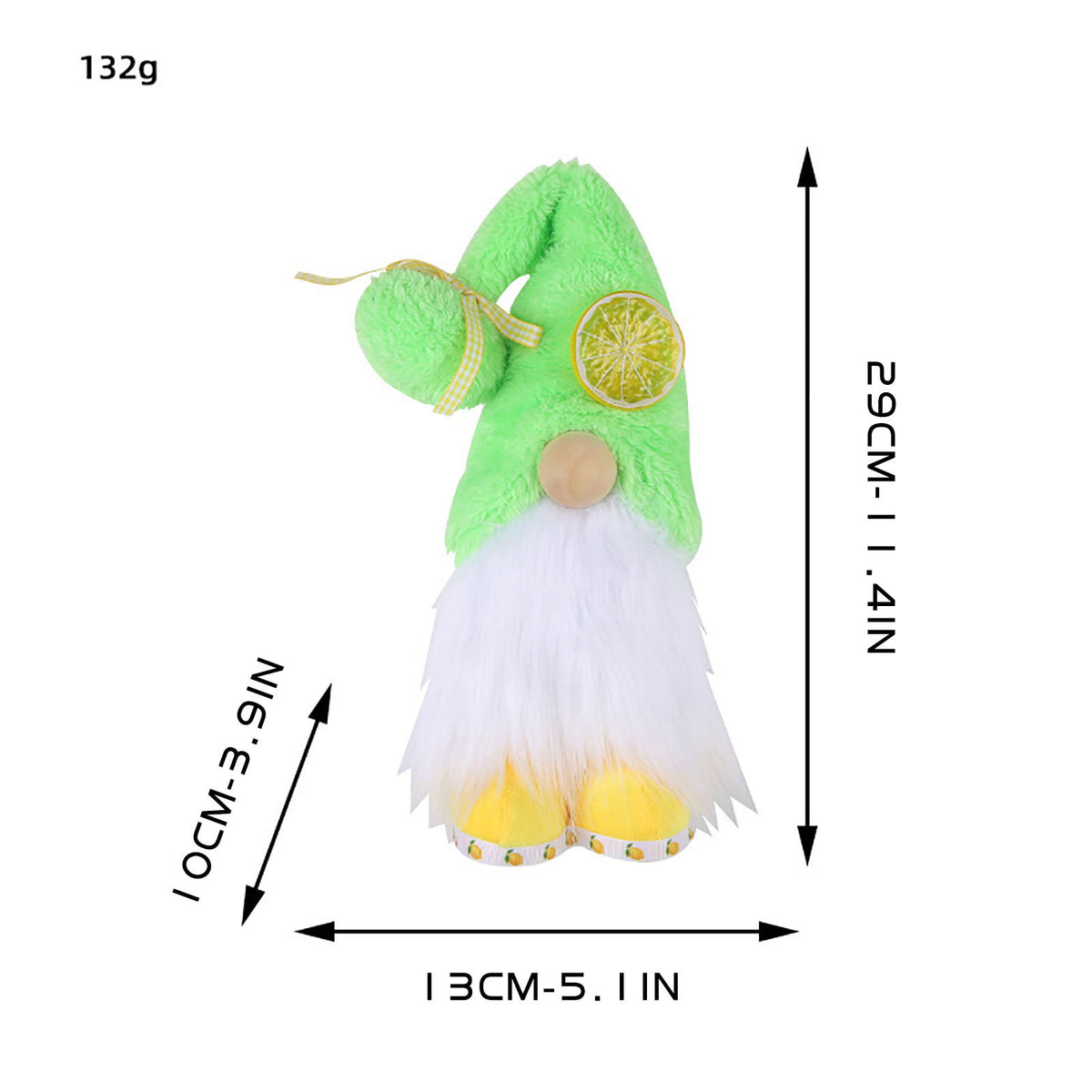 Lemon Doll Plush Dwarf Doll P532