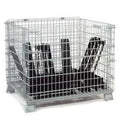 Folding Wire Container, 4000 lb Capacity U41117