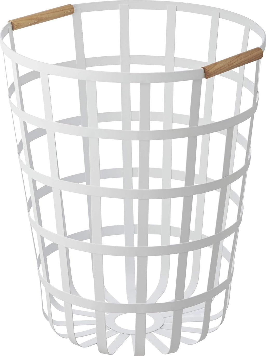 White Round Laundry Basket, Pack of 2 X78767