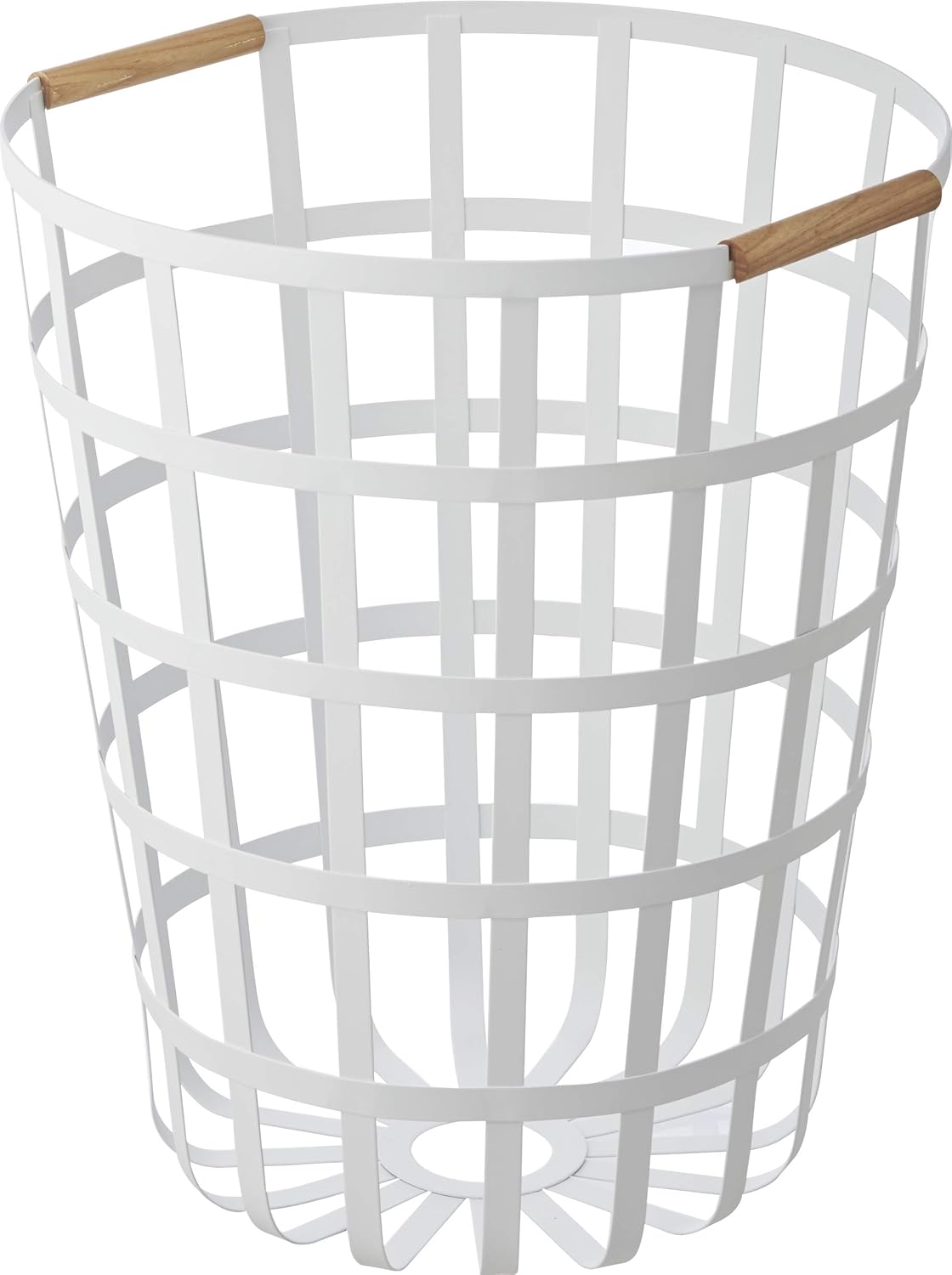 White Round Laundry Basket, Pack of 2 X78767