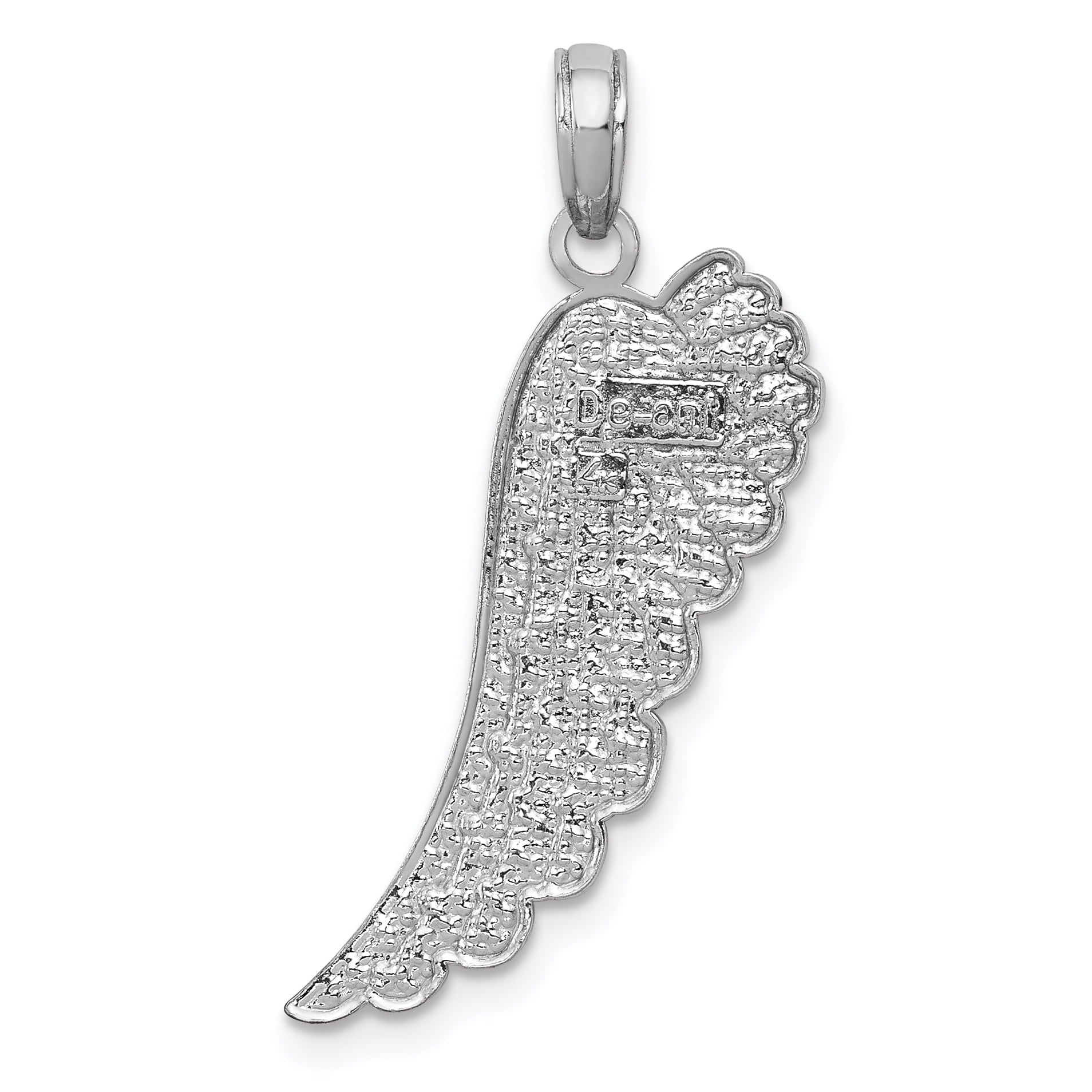 14K White Gold Angel Wing Pendant M868947