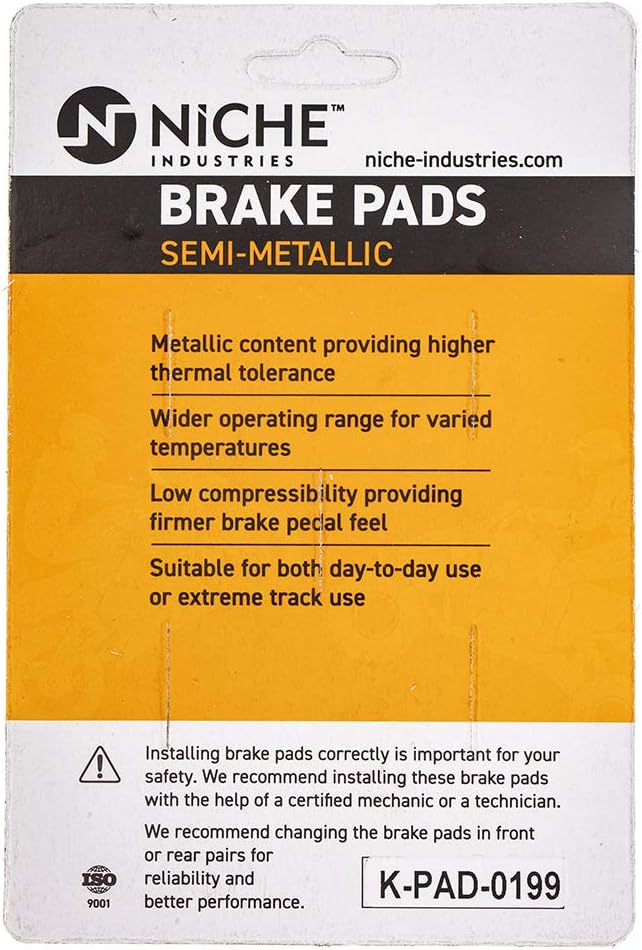 Semi-Metallic Brake Pad Set Pack of 2 S545468