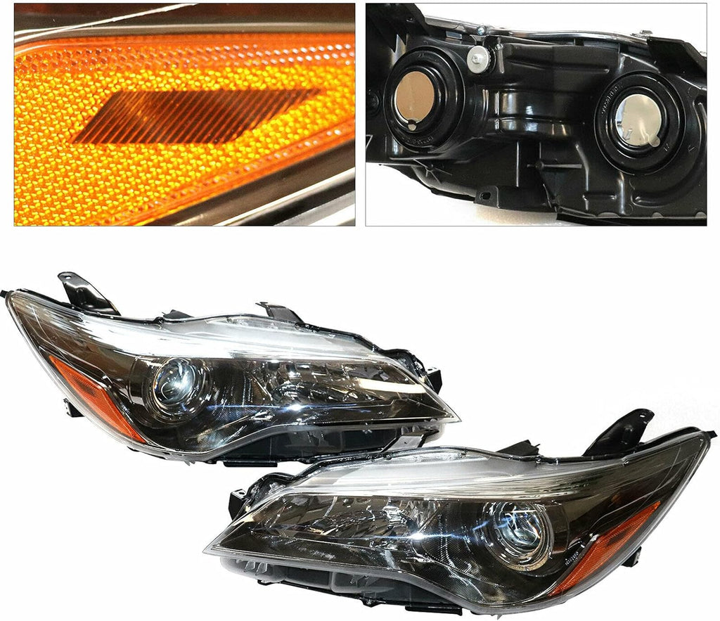 Headlight Assembly Set Halogen Clear Lens I406