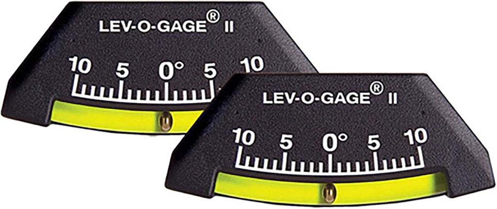 Pack of 2 Inclinometer and Tilt Gauge Leveling Gauges F64000