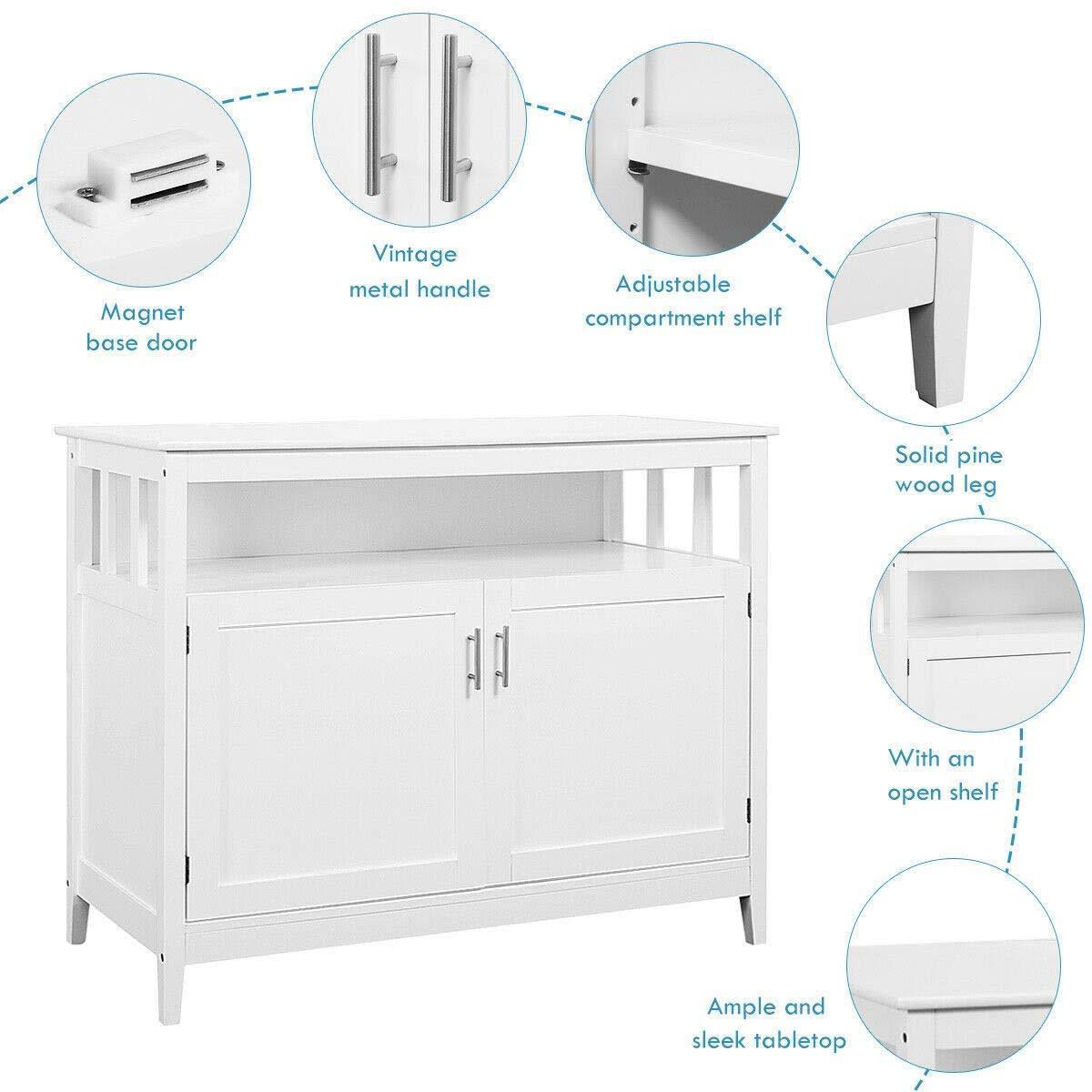 Kitchen Storage Sideboard Buffet Cabinet D252337