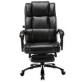 Black Bonded Leather Executive Chair W40236