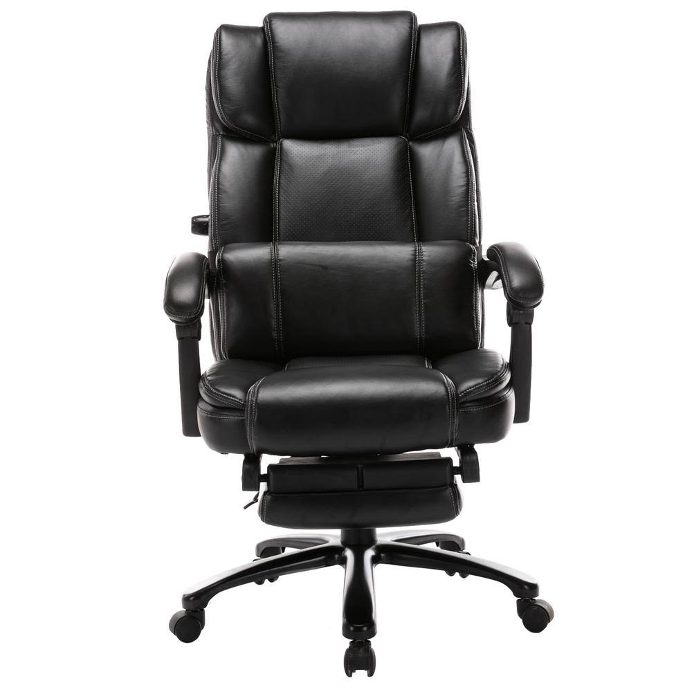 Black Bonded Leather Executive Chair W40236