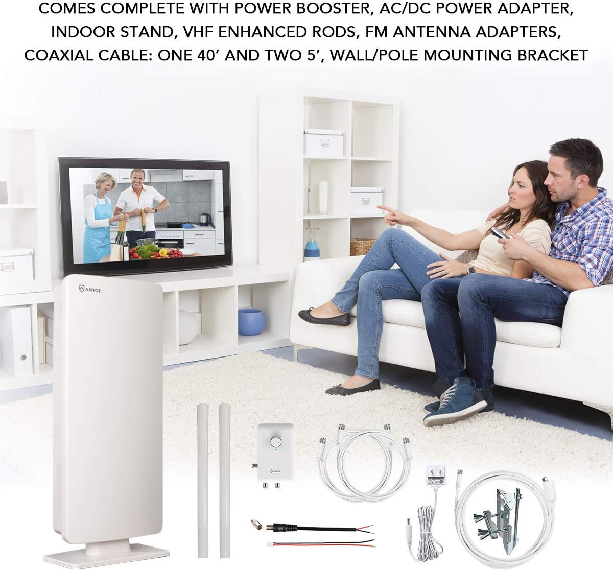 Amplified Antenna with 4G LTE Filter H5376