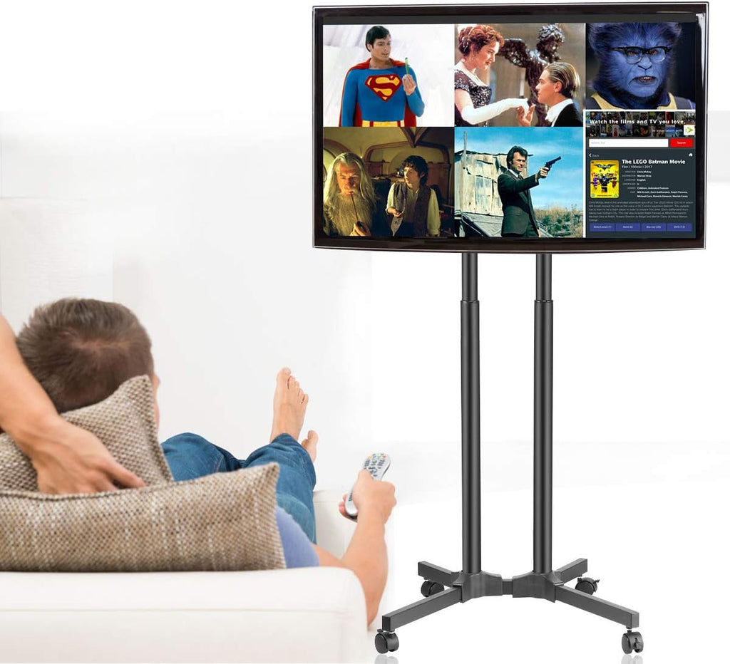 Rolling TV Stand Mount Cart with Wheels for 32-70 inch TVs I99609