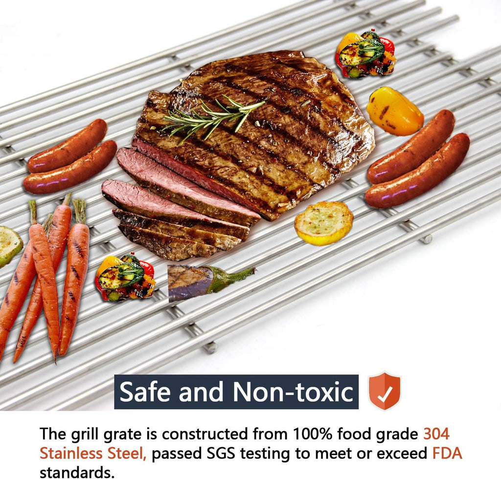 304 Stainless Steel Grill Grid Grates 3 Pack X6686