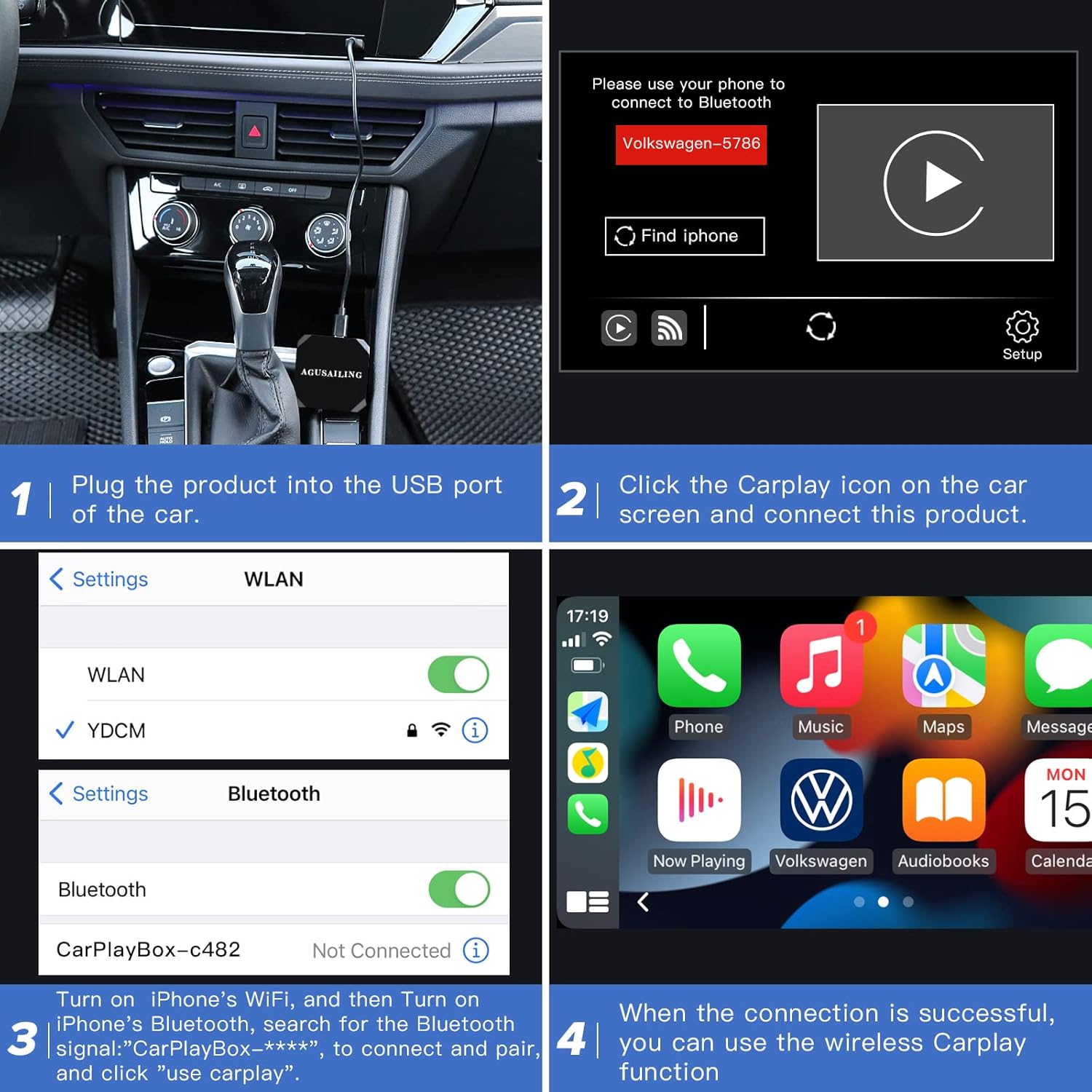 Wireless CarPlay Adapter Pack of 2 S144603