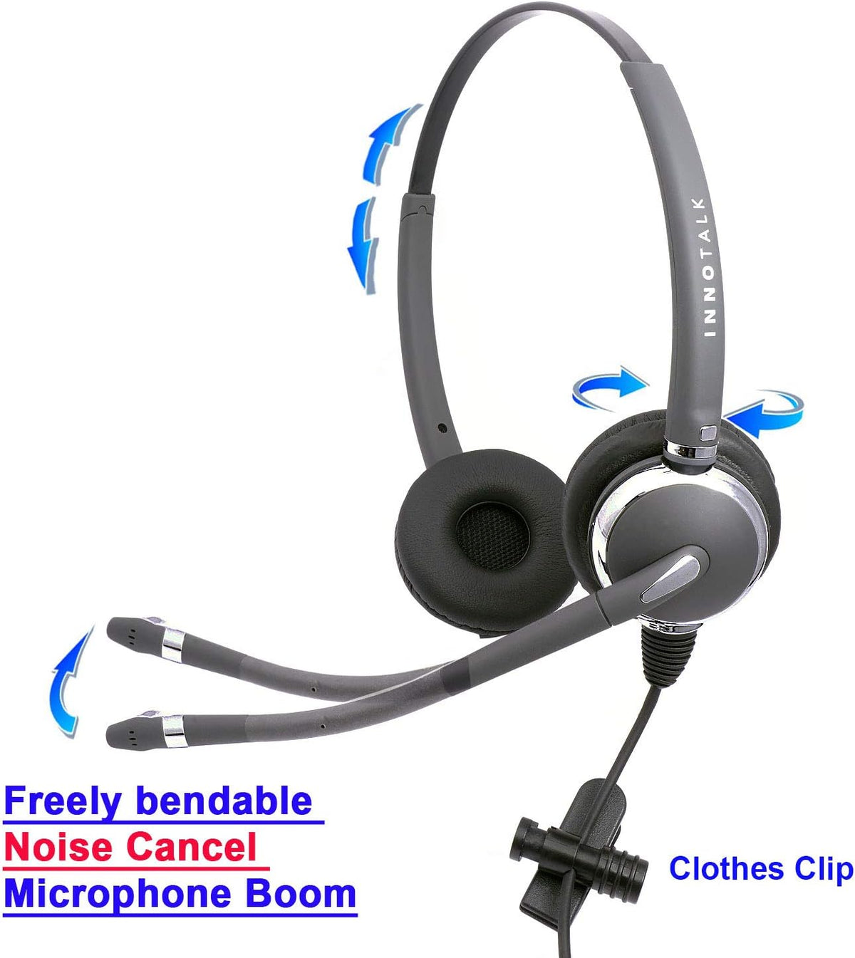 Binaural Headset with Noise Cancelling Mic V500