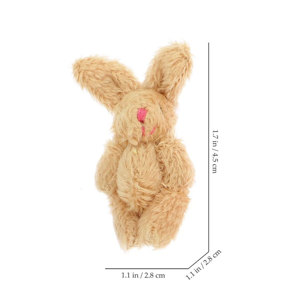 5pcs Miniature Plush Doll Figurines K27311