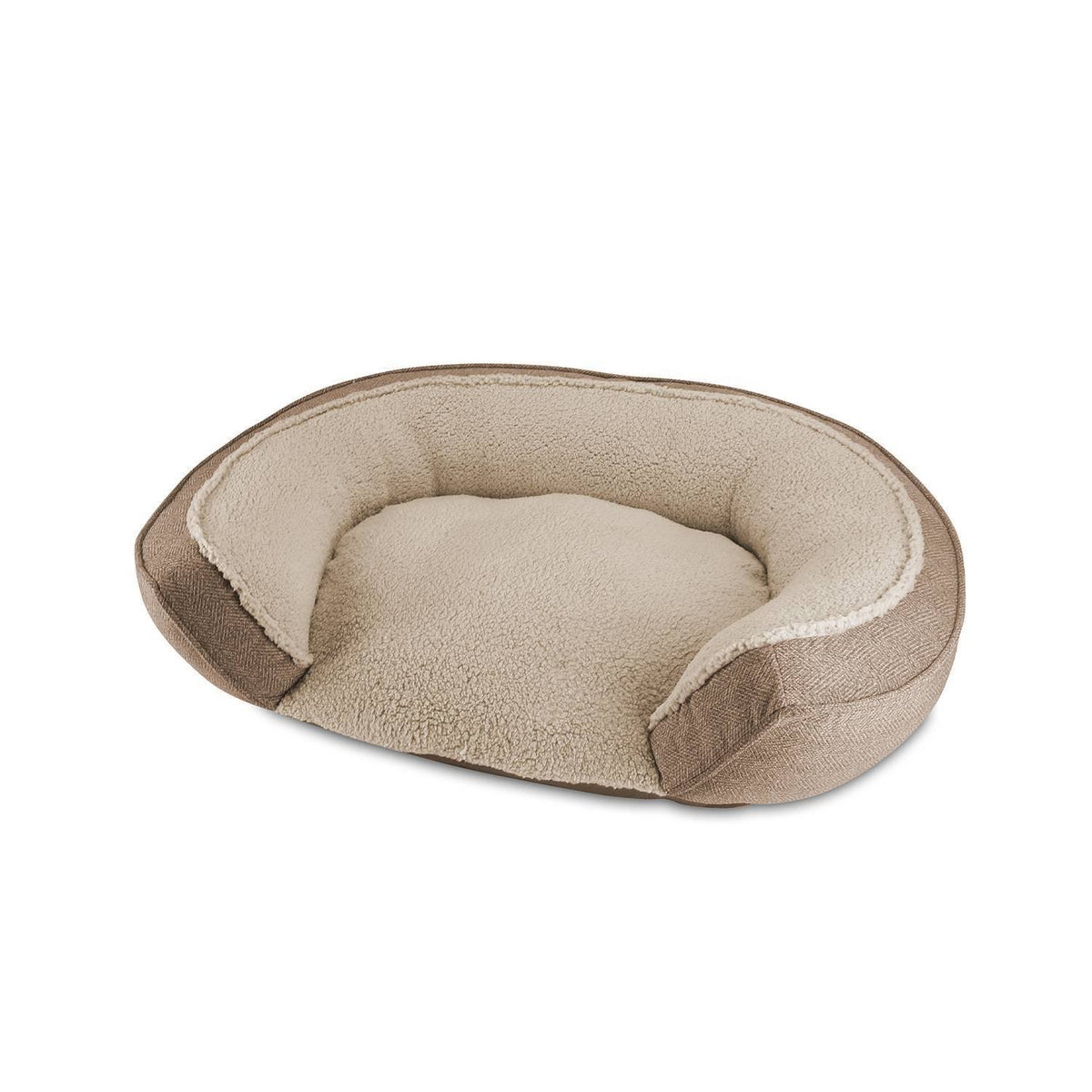 Brown Oval Pet Dog Bed N87419