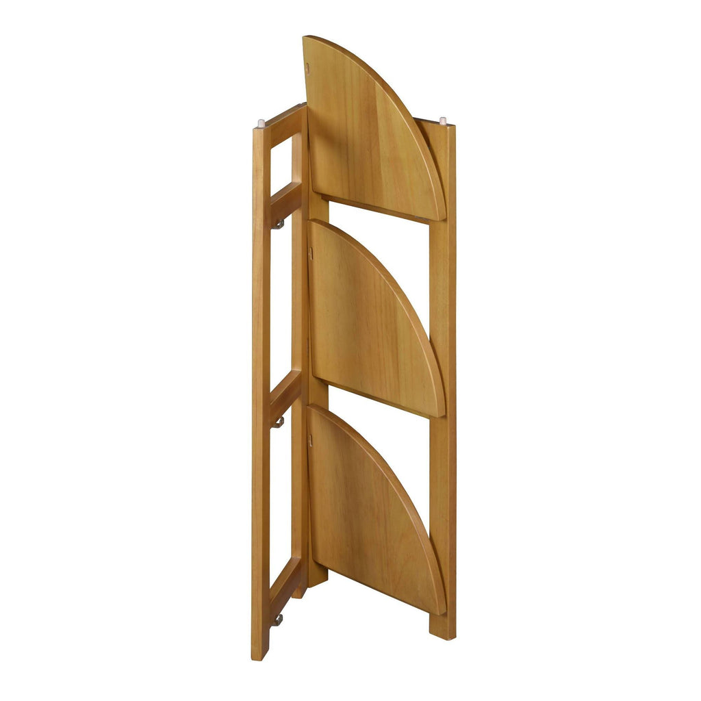 34x22 Medium Oak Folding Bookcase F23140