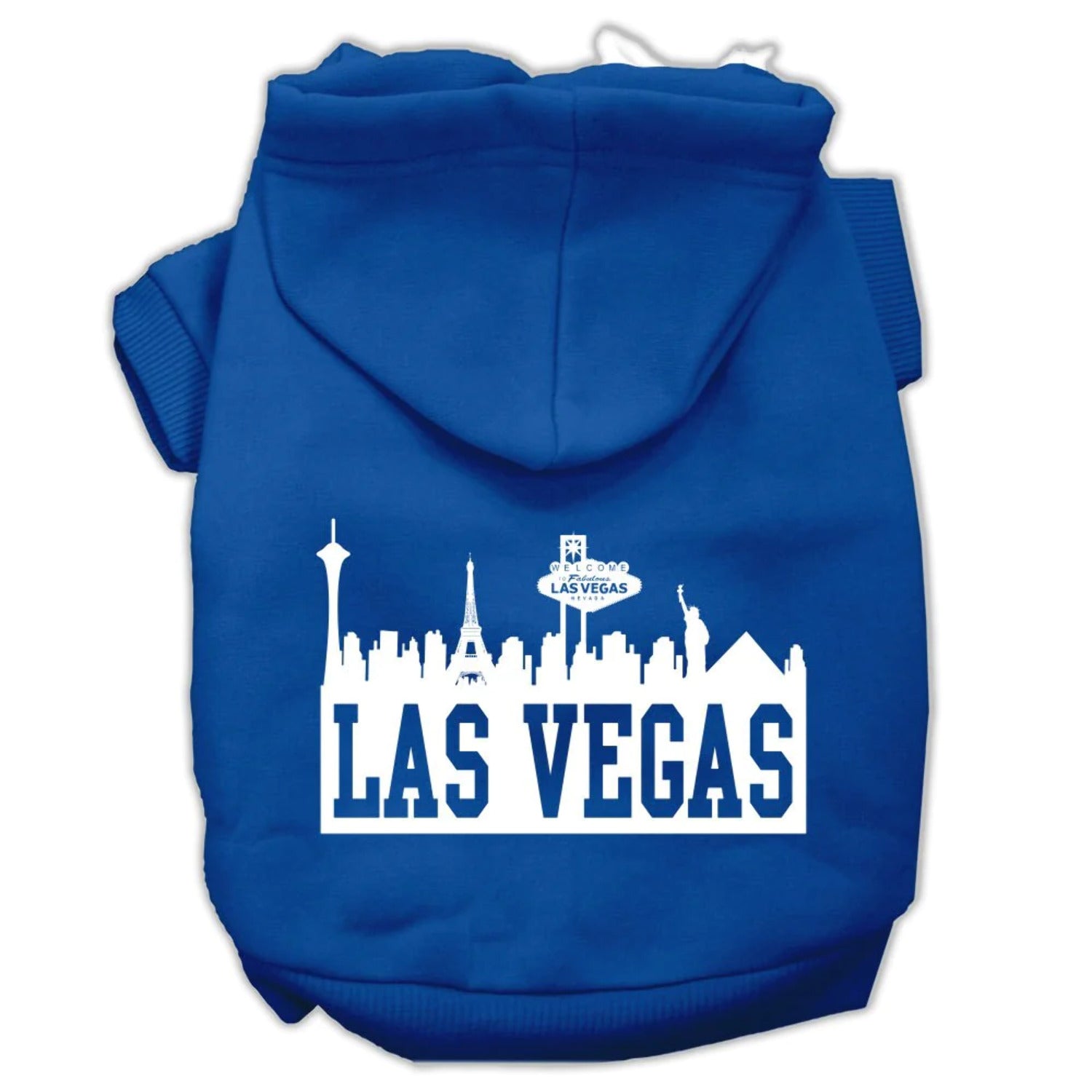 Blue Screen Print Pet Hoodie D20035