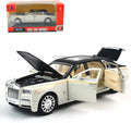 Diecast Cars 1:32 Scale Rolls-Royce Phantom Model Car, Zinc Alloy Pull Back Toy Car with Sound and Light I42776
