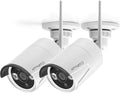 2K Super HD WiFi Security Camera with Microphone, Pack of 2 X4274