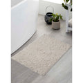 Ivory Cotton Bathroom Rug 17"x24" E1128