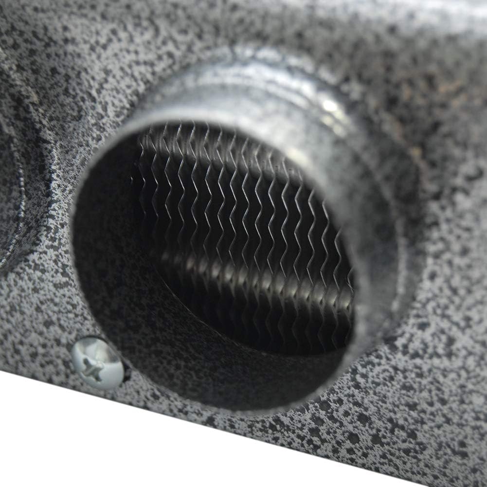 Compact 12V Dual Sides 6 Vents Heater with Speed Switch, Pack of 2 O1141
