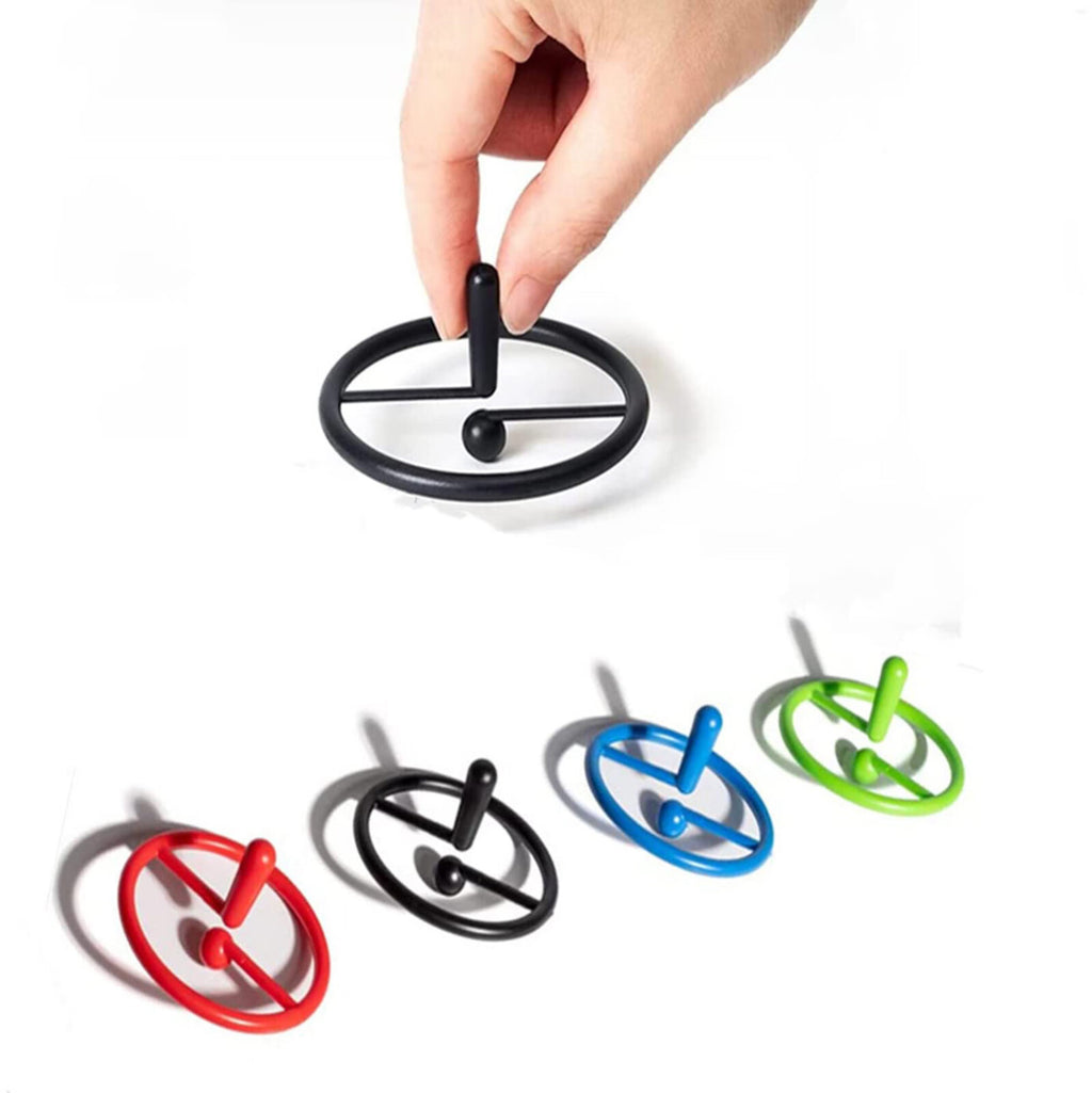 4 Pcs Plastic Spinning Tops J78418