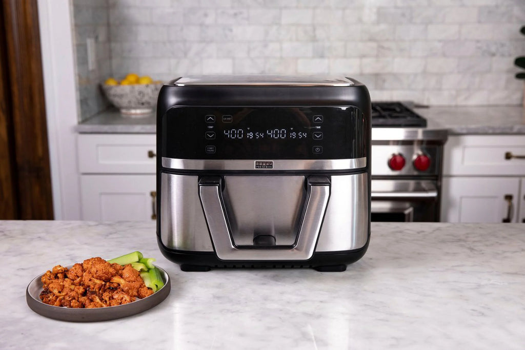 Stainless Steel Digital Air Fryer with Dual Flex Basket O3642