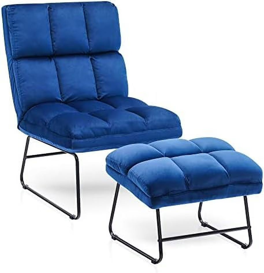 Dark Grey Velvet 2-Seater Armless Loveseat Sofa D305022