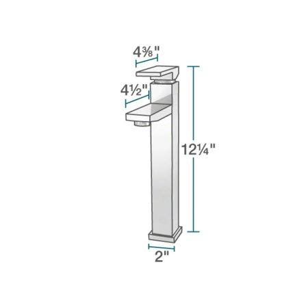 Aqua Chrome Vessel Faucet Ensemble E26768