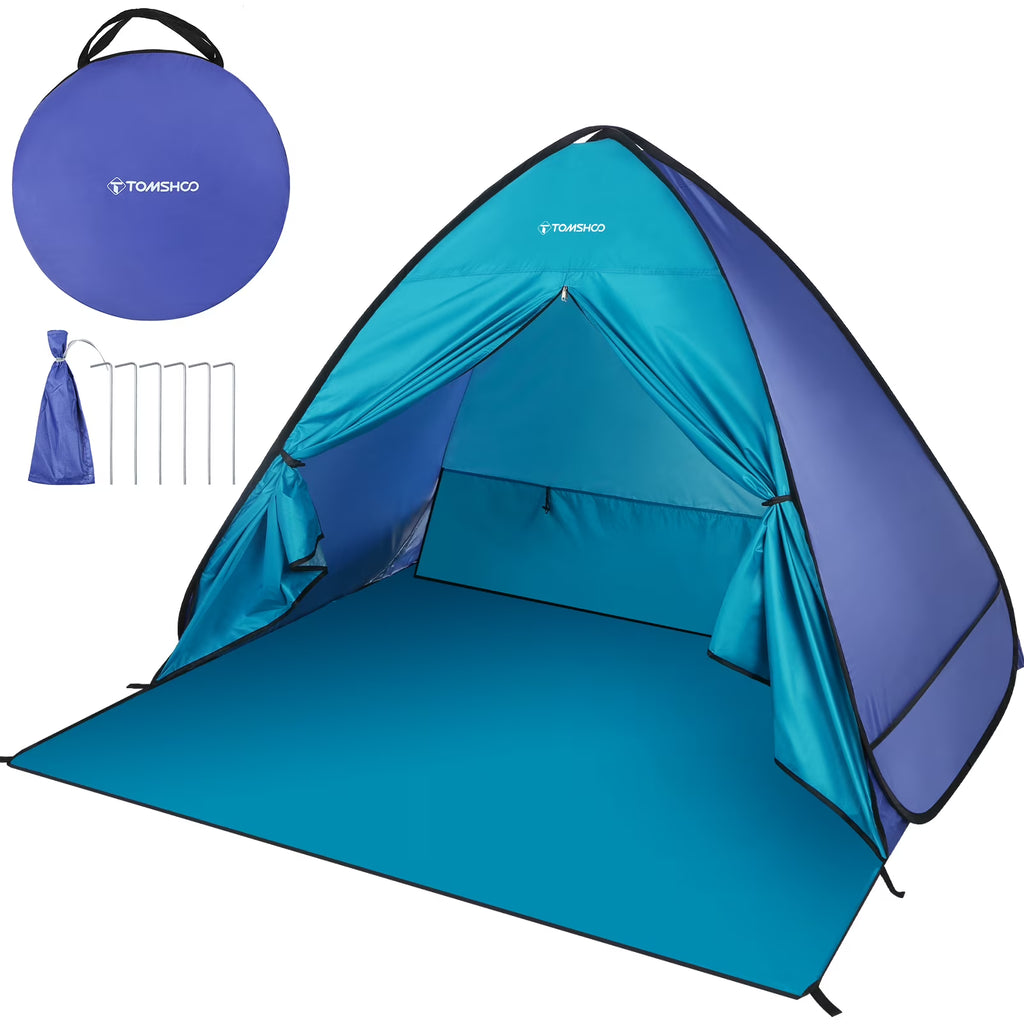 Pop Beach Tent Sun Shelter with Carry Bag U29465