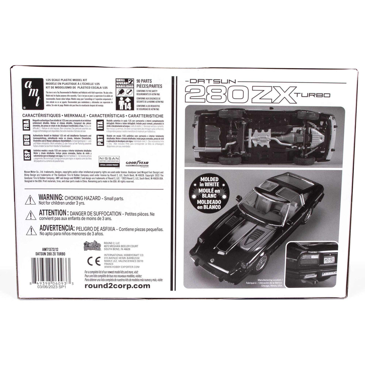 1981 Datsun 280 ZX Turbo Plastics Car/Truck 1/24-1/25 B8746