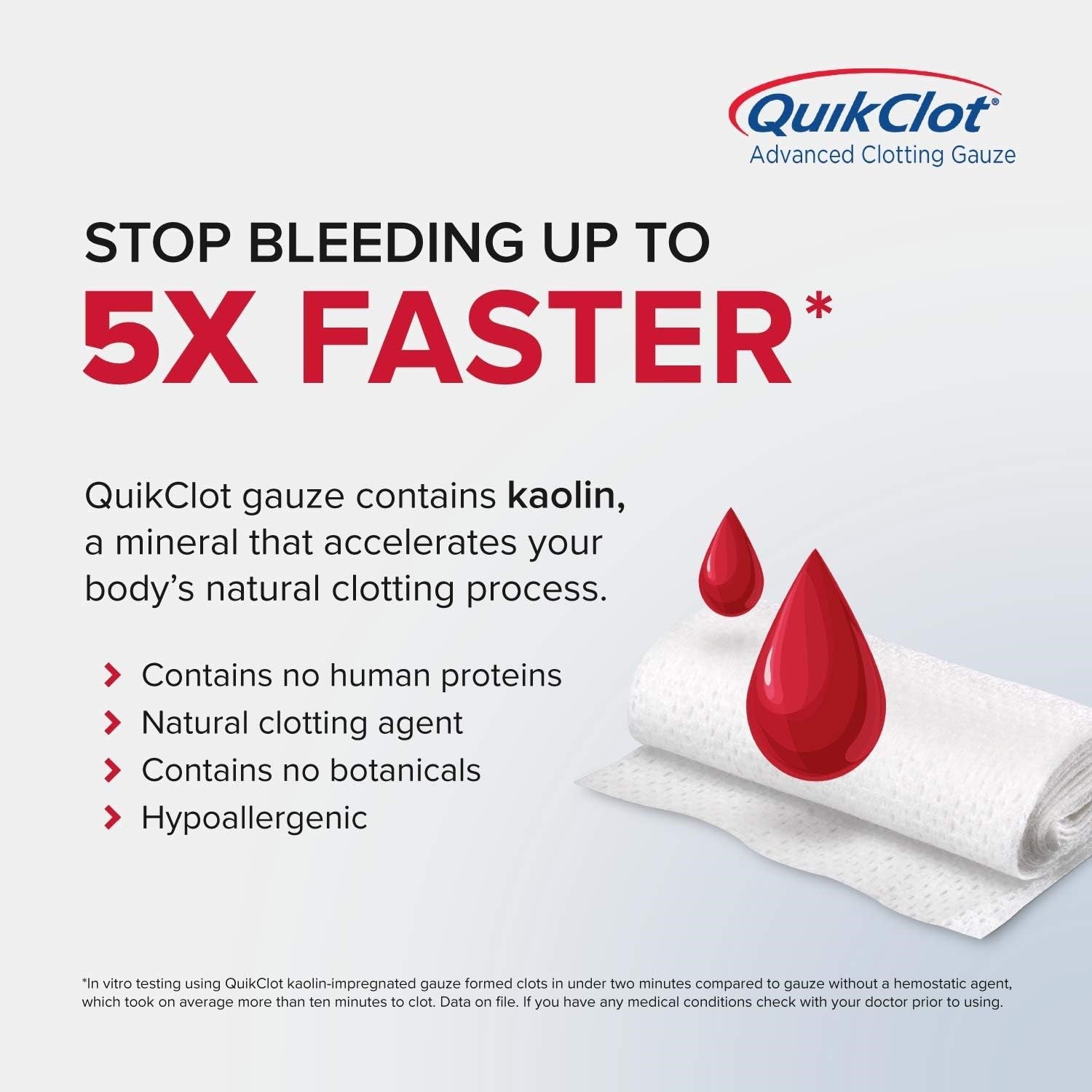 Advanced Clotting Gauze Q54083