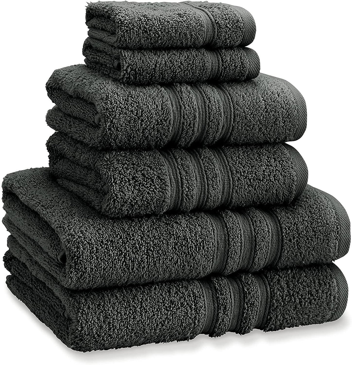 6 Piece Towel Bale Charcoal P97831