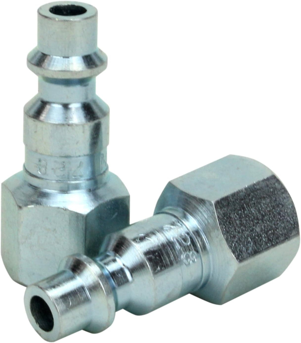 Brass Kwik Change Couplers and Case Hardened Steel Plugs, 1/4" NPT, Pack of 2 R38180