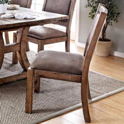 Rustic Pine Side Chair Set of 2 R36595