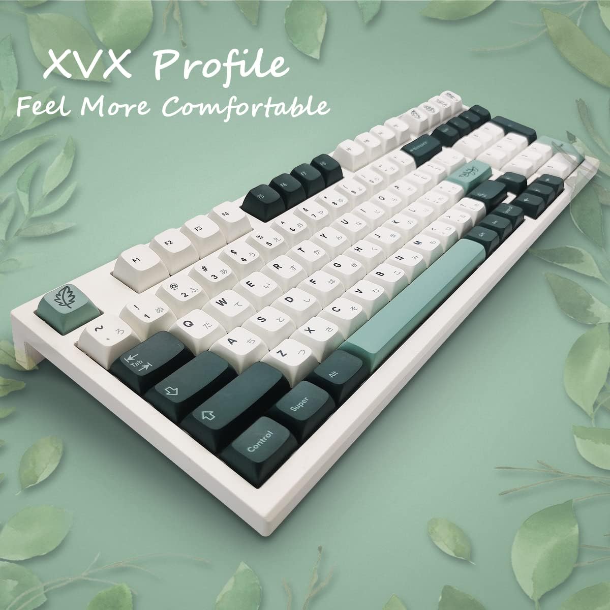 147 Keys PBT Botanical Keycaps for Mechanical Keyboard S17792