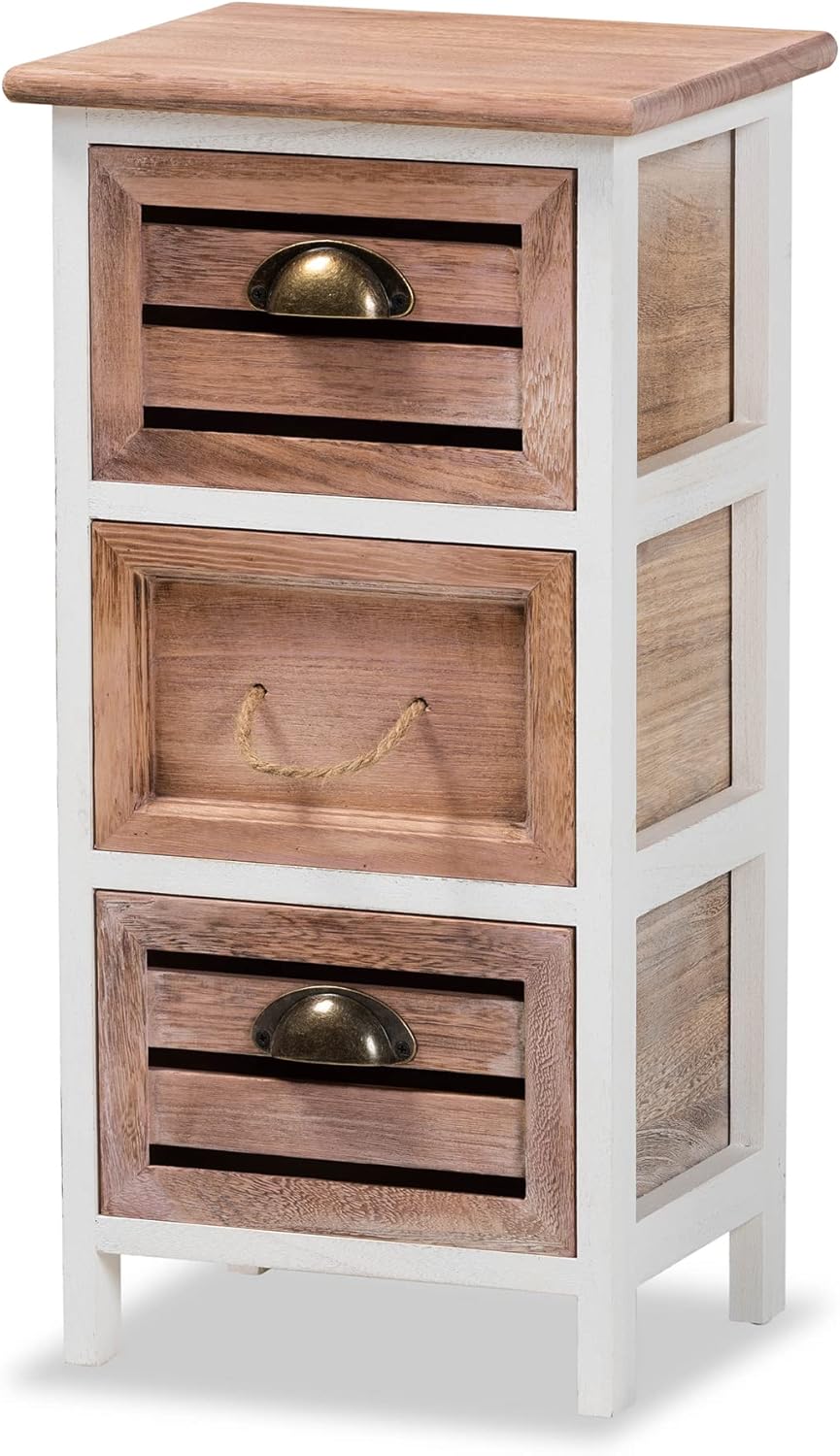 White/Oak Brown Shelving and Cabinets K282838