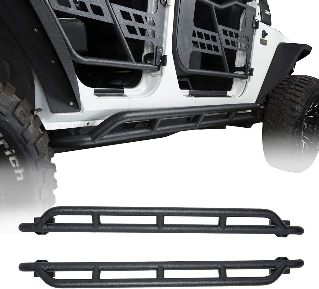 Jeep Wrangler JK Side Steps Nerf Bars Running Boards 4 Door-Pair R4668